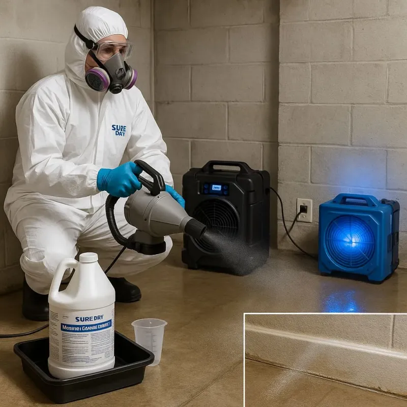 Sanitization and Odor Removal process in Parkersburg, IA