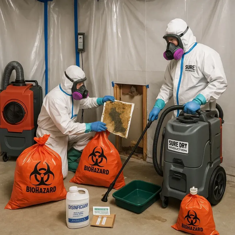 Contaminated Water Handling Protocols process in Parkersburg, IA
